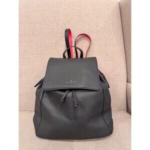 Paul's Boutique London Black Faux Leather City Backpack